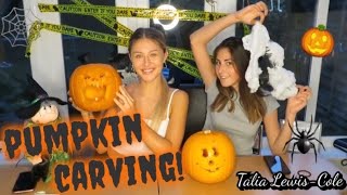 pumpkin carving w abby! ~ Talia Lewis-Cole News