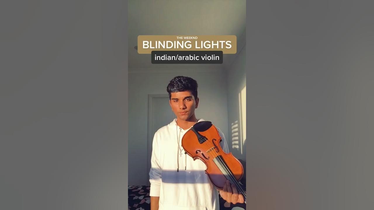 blinding lights but indian/arabic violin #shorts