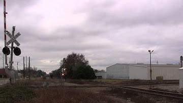 CSX GP40-2 6437 leads light engine move CSX A778-08 through Valdosta, GA