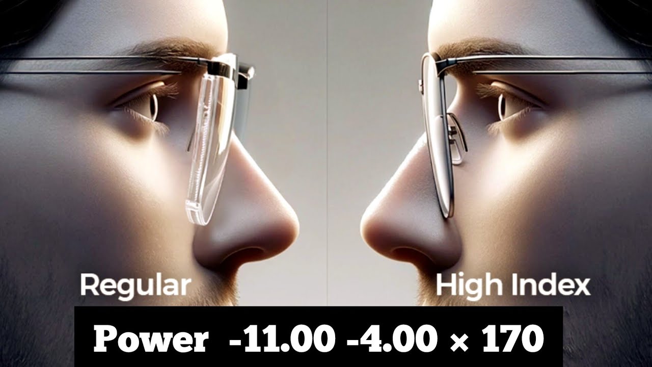 high index lenses 1.74 | high index glasses | thin glasses for high ...