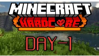 Minecraft Hardcore survival series|PE|DAY-1 #BBS#senpaispider#dream#minecraft