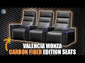 New Home Theater Seats! Valencia Monza Carbon Fiber Seating Review