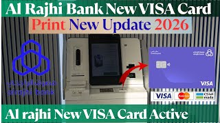 Al Rajhi Bank VISA Card Print New Update | Al Rajhi Account New ATM Card Print | Al Rajhi Mada Card screenshot 5