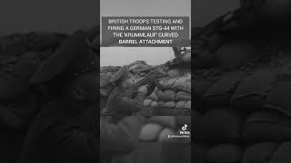 Footage Of British Troops Testing The German Stg-44 Krummlauf