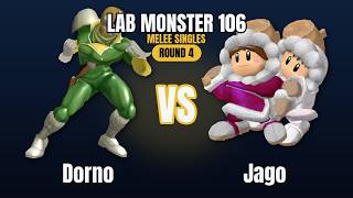 Lab Monster 106 Pools R4 - Dorno (Falcon) vs Jago (ICs)