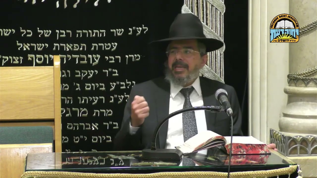 הרה"ג הרב דוד יוסף שליט"א
