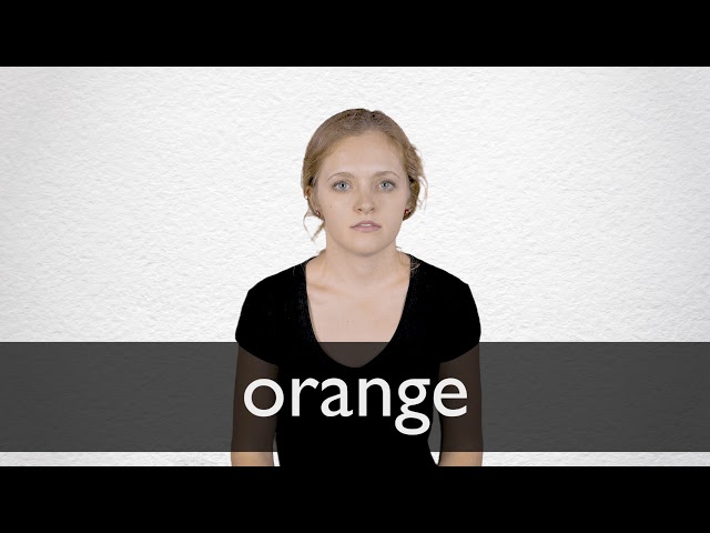 German Translation Of Orange Collins English German Dictionary