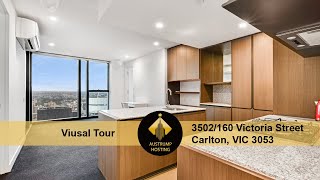 ［Austrump Hosting Virtual Tour] 3502/160 Victoria Street Carlton, VIC 3053 For Lease
