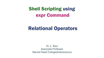 UNIX and Shell Scripts Tutorials : Performing Relational Operations with the expr Command