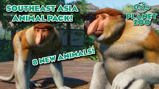 Planet Zoo Southeast Asia ANIMAL Pack! | 8 NEW ANIMALS! LARGEST Animal DLC YET!