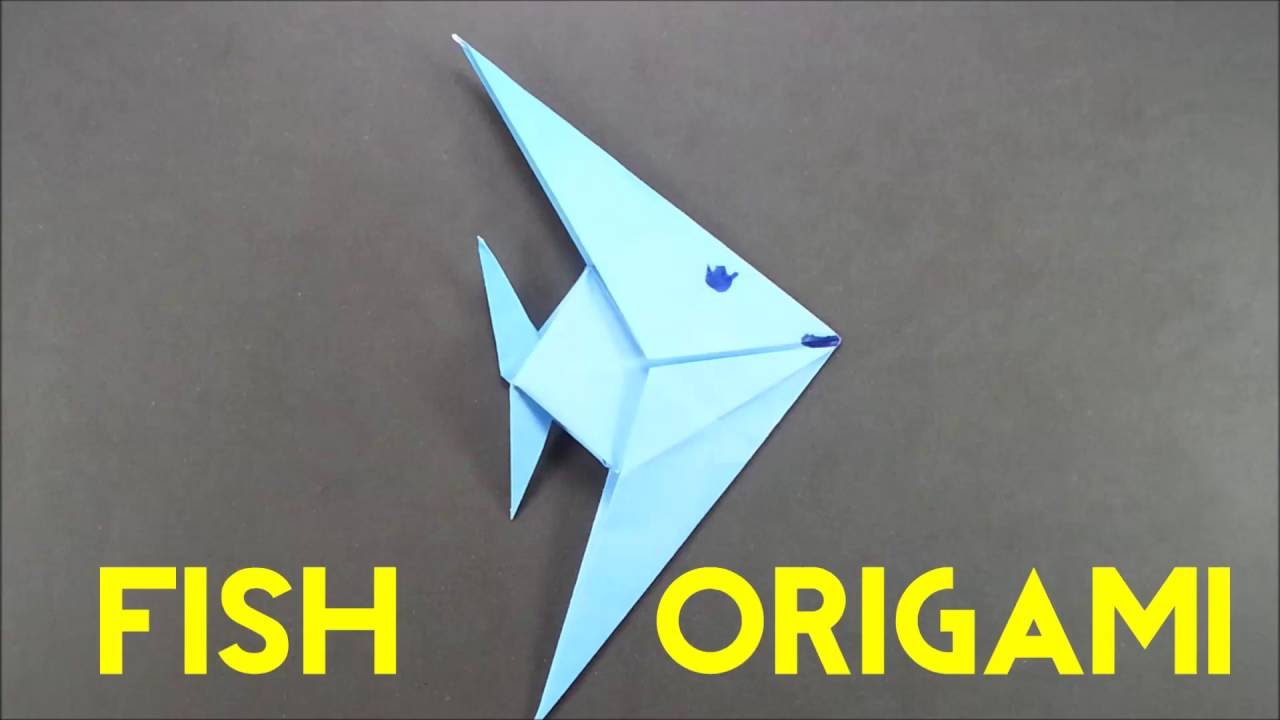 How To Make An Origami Fish Easy Paper Fish Tutorial For Beginners Step By Step Origami Fish