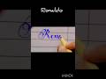 how to write Ronaldo with cut marker amazing calligraphy how to use cut marker #ronaldo #100k