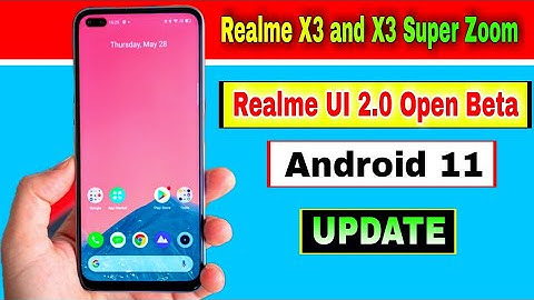 Realme X3 and Realme X3 Super Zoom gets Android 11 Based Realme UI 2.0 Open Beta Update