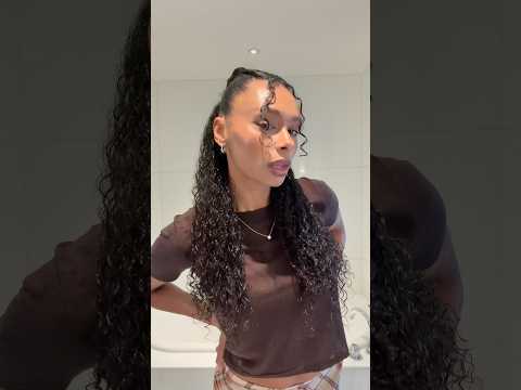 Half up but different ...  #curlyhairstyles #curlyhairideas #naturalhairstyles #naturalcurls