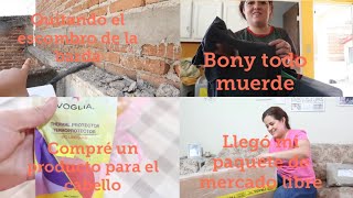 #vlogs Me dió un golpe de calor /Bony y Chopy muerden todo/Llegó los paquetes de Mercado libre