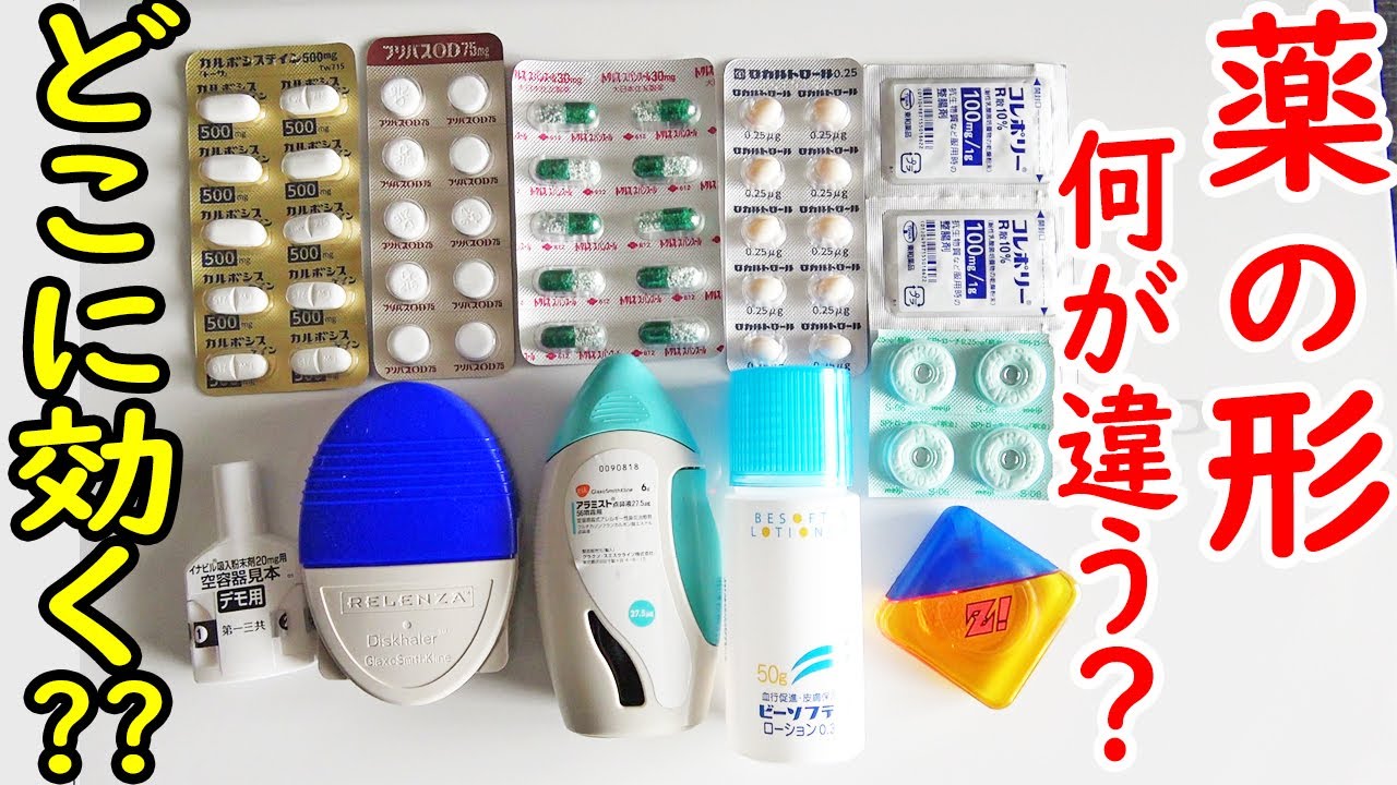 薬の形状種類, 薬の形状 理由 – XDHN