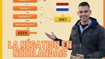 Geen/niet : La négation en néerlandais - cours de néerlandais gratuit ! Apprendre le néerlandais 😊