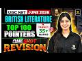 BRITISH LITERATURE Top 100 Questions | One Shot Revision | Target 35+ Marks 🎯 | UGC NET English 2026