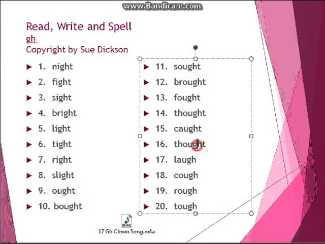 gh Words by Sue Dickson - YouTube