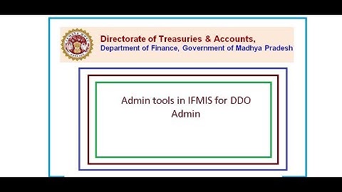 Admin tools usage by DDO