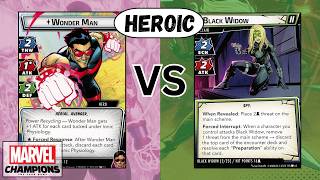 Wonder Man (L) vs Black Widow (Heroic) | Game 1