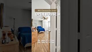 Open House in Irvine 5 Bedroom Home for Sale at 3841 Claremont St