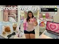PRODUCTIVE DAYS IN MY LIFE 👩🏻&zwj;💻 journaling, getting out of a slump, motivating habits &amp; self care