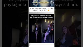 Defne Samyeli̇ Sosyal Medyada Gündem Oldu. 53 Yaşindaki̇ Güzeli̇n Fi̇zi̇ği̇ Çok Konuşuldu.