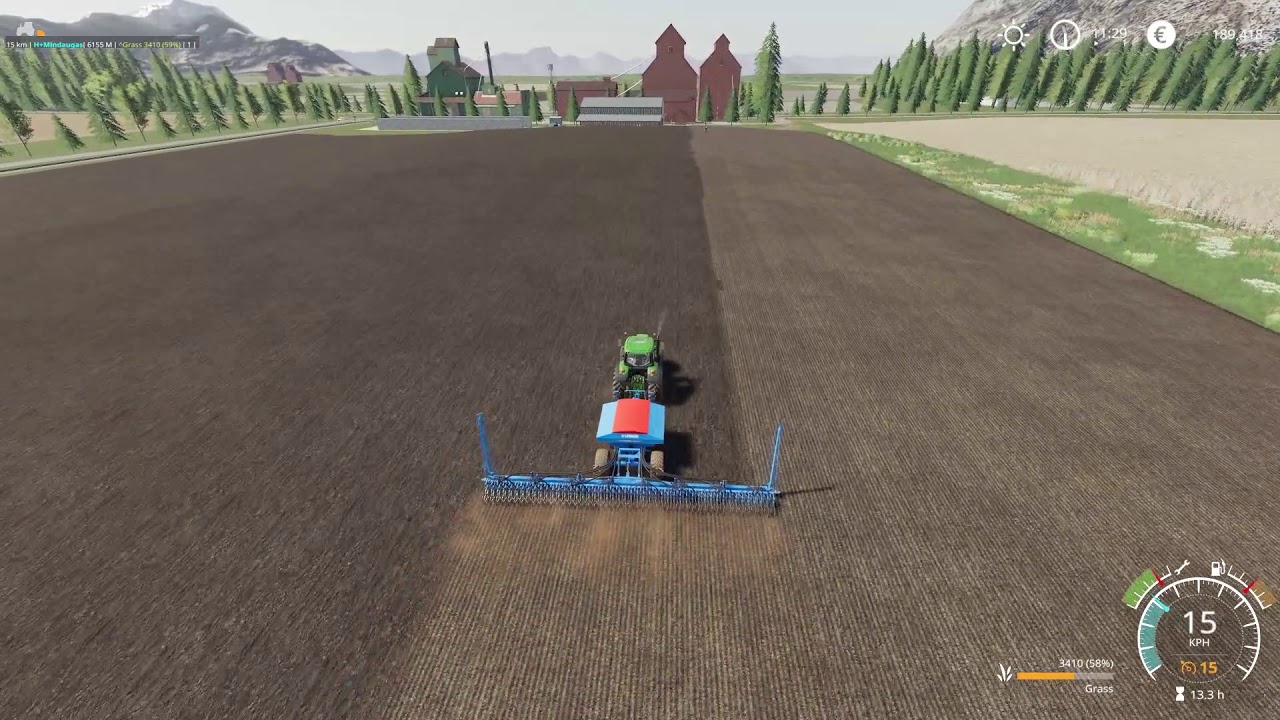 FS 19 Sejam zole Grass seeding [time lapse] #02