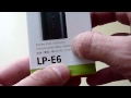 Аккумулятор Canon LP E6 для Canon 5D Mark II   YouTube