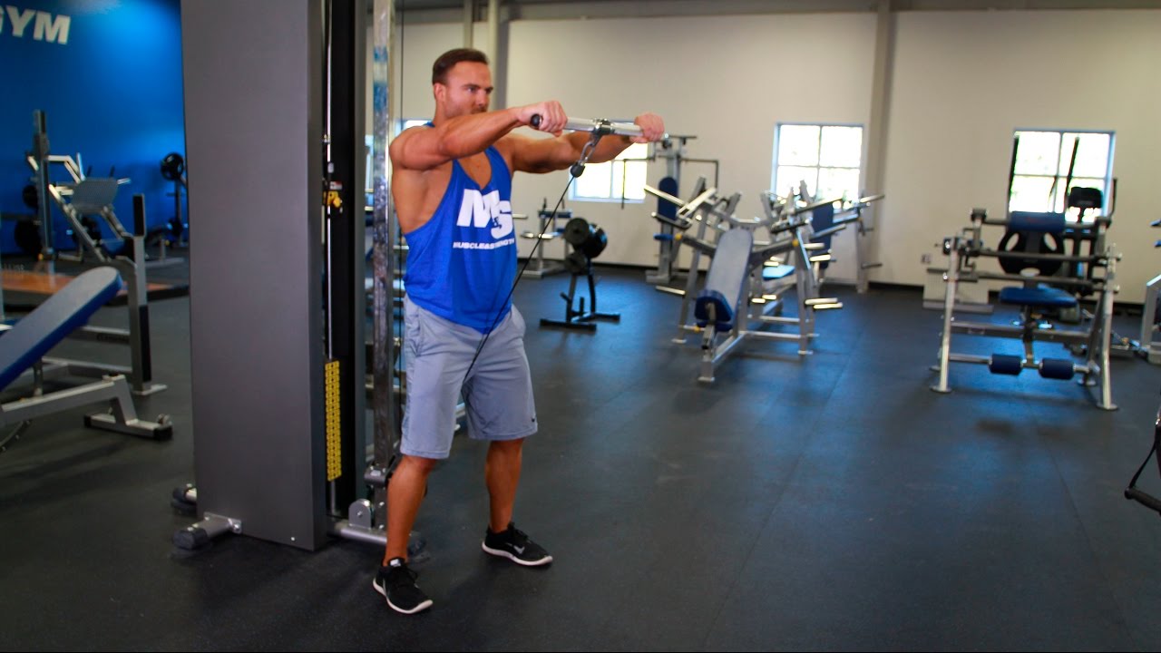 Cable Front Raise (Bilateral): Video Exercise Guide & Tips