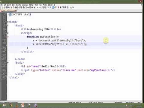 JavaScript DOM Events - Part 2 - Manipulate CSS