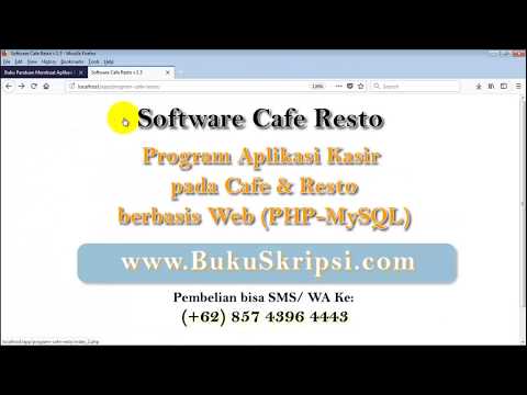 Membuat Aplikasi Kasir Dengan Php  