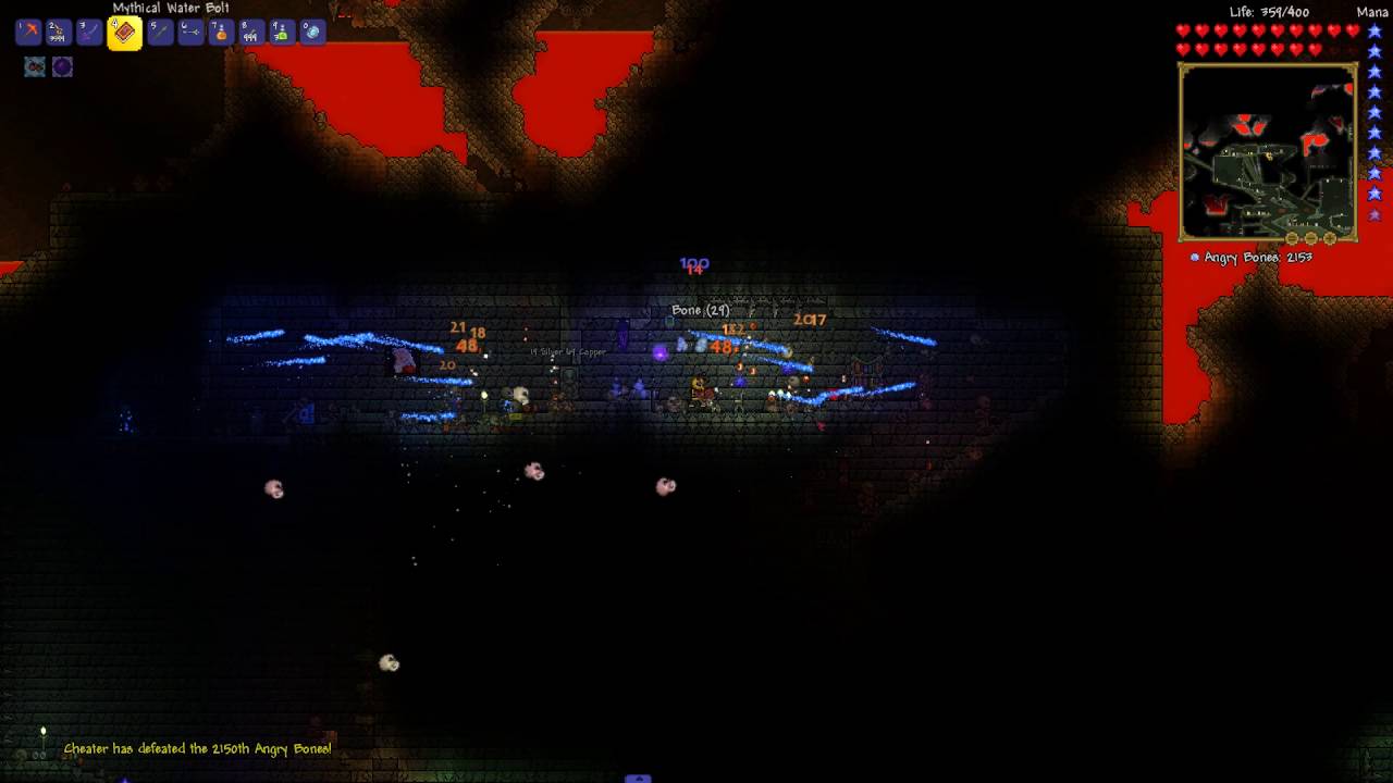 Hardcore Terraria With 30X Enemy Spawn Rates. – EBRX