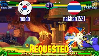 @sfa3: mado (KR) vs nathan1521 (TH) [Street Fighter Alpha 3 Fightcade] Jun 29