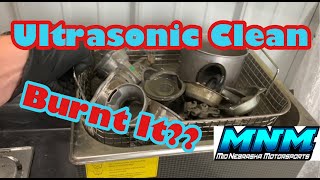 Kawasaki Vulcan 750 Ultra Sonic Cleaner Baked Carb on Carburetor Clean