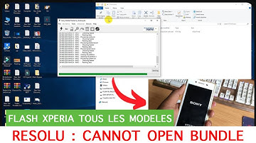 COMMENT FLASHER SONY XPERIA XA1 SCHEMA OUBLIE ERREUR CANNOT OPEN BUNDLE RESOLU