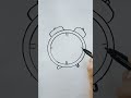 Clock Drawing Tutorial For Children Drawingtutorial Drawingforkids 