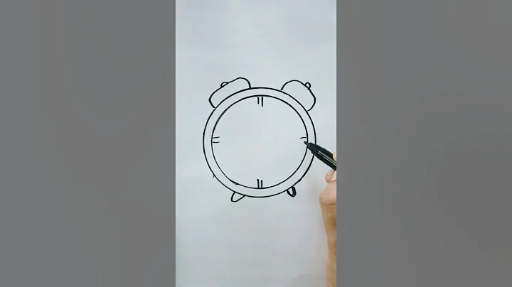 Clock || drawing tutorial for children #drawingtutorial #drawingforkids