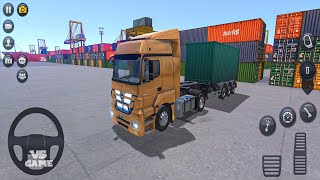 Mercedes Axor 1840 2015 Cargo Delivery From Port - Truck Simulator Ultimate NEW UPDATE - Gameplay screenshot 1