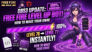 Free Fire Level-Up Bot Script | PYTHON UDP |
