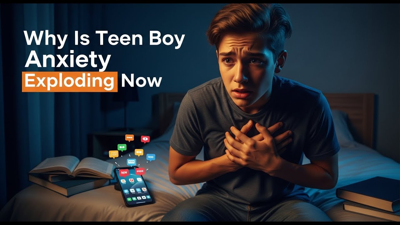 Why Do 32% of Teen Boys Have Anxiety?  #anxiety #mentalhealth