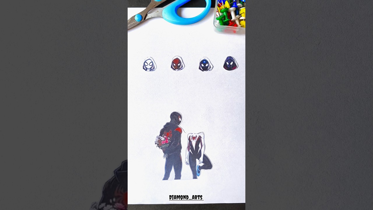 Spider-Man:Brand New Day 🕷️ 'Correct matching challenges🧩#spiderman #brandnewday #papercraft