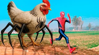 Homem-Aranha E A Galinha Venom Malvada - Filme Completo De Super-Heróis