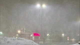 🔴LIVE. 🥶 Blizzard!! Driving in a Big Bear “BLIZZARD”❄️So Windy and Snowing Steady and Fast 2/17/2026