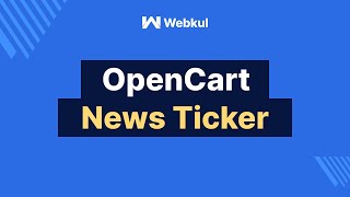 Opencart News Ticker