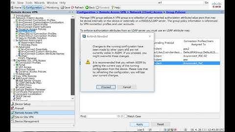 ASA anyconnect Split tunneling for VPN Clients with ASDM