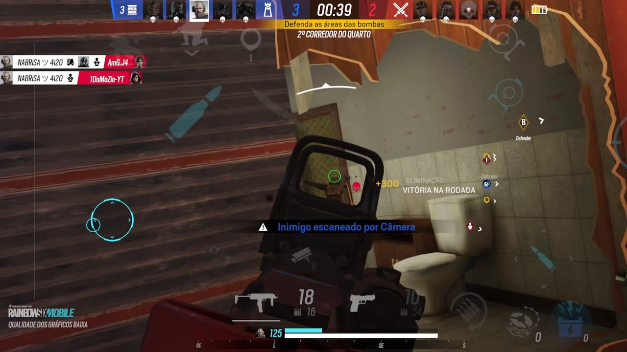 PRIMEIRA PARTIDA CONTRA @1damazio & @dusty7.r6m (WIN?) - RAINBOW SIX MOBILE RANKED