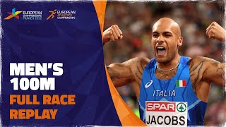 Mens 100M Final Munich 2022 Lamont Marcell Jacobs