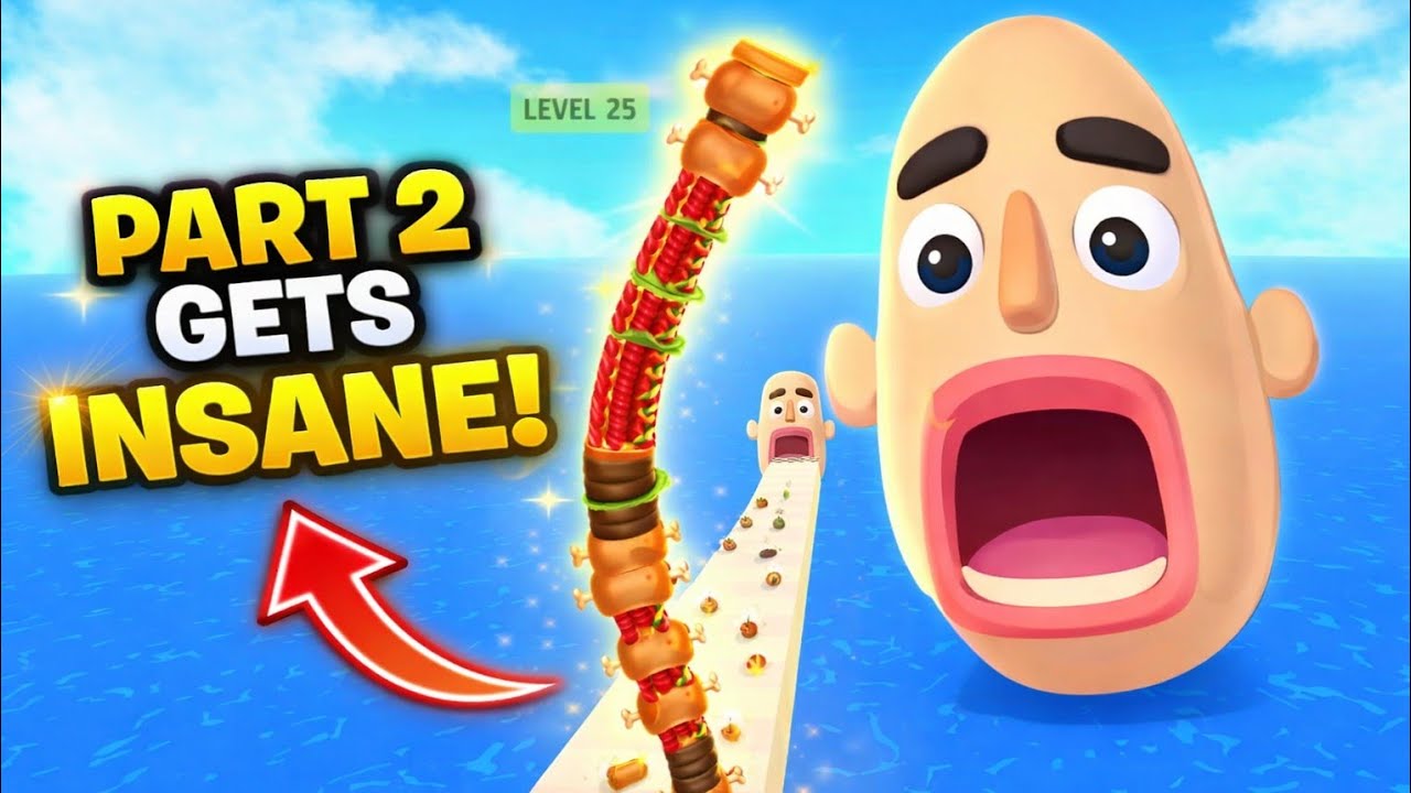 Игра Sandwich Runner, часть 2: Геймплей | Испытание «Гигантская стопка сэндвичей» с использование...